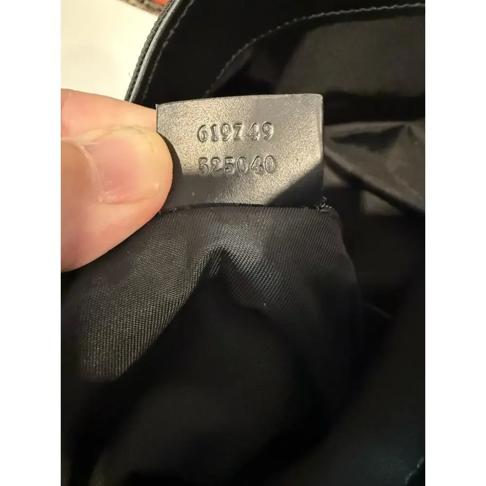 Gucci Web Fold Over Backpack Techno Canvas Medium SPB-TS 342746